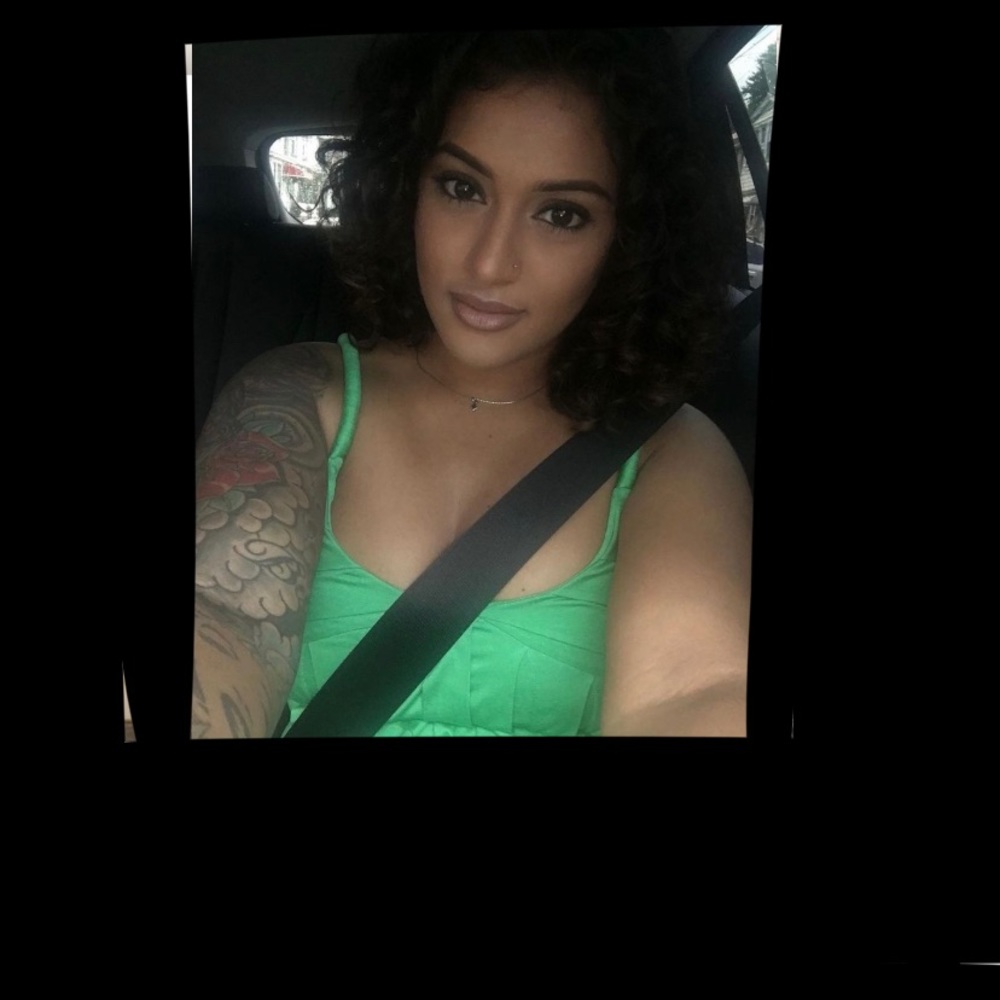 Green maxi dress
